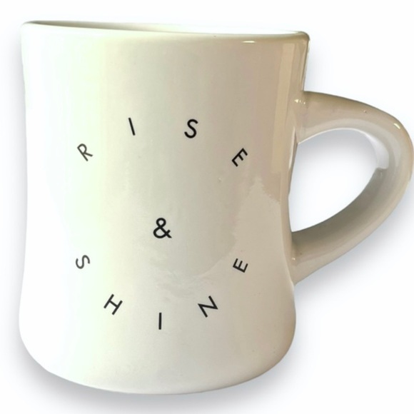 Morning Culture Coffee Mug in White with Black Text - Picture 3 of 11